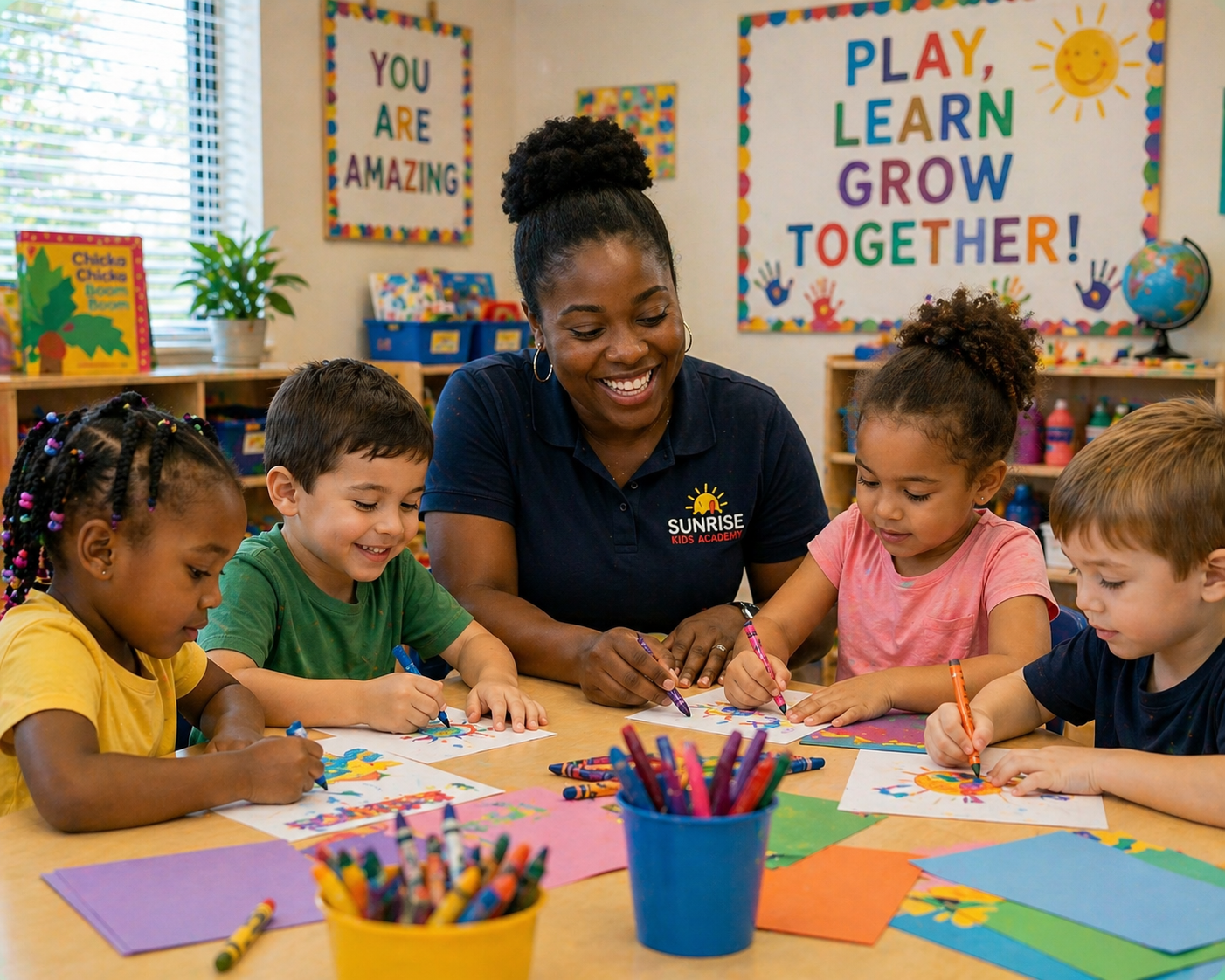 Creative activities at Sunrise Kids Academy