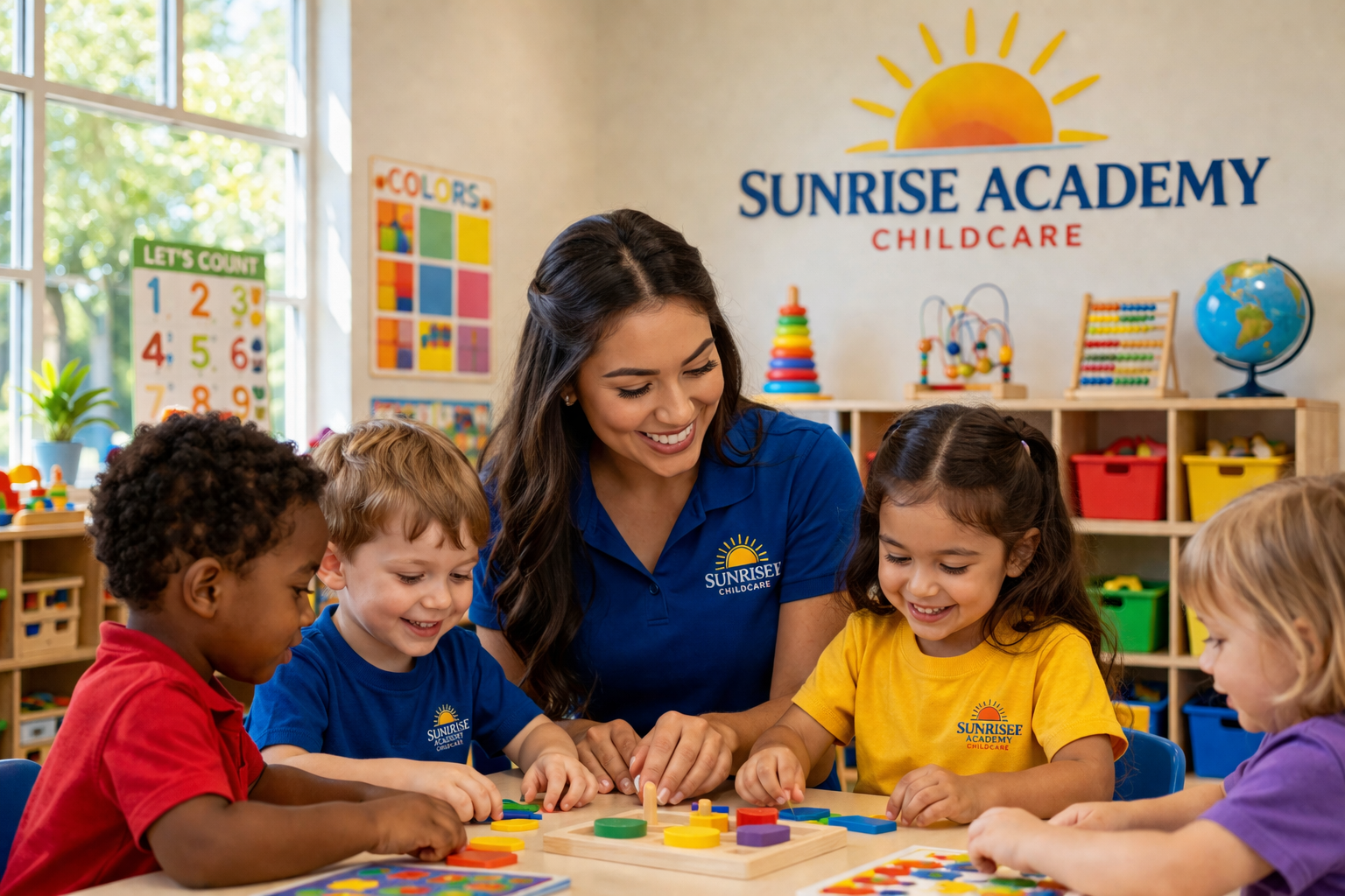 Outdoor play at Sunrise Kids Academy
